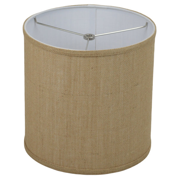 Gracie Oaks 11'' H x 11'' W Burlap Drum Lamp Shade Wayfair
